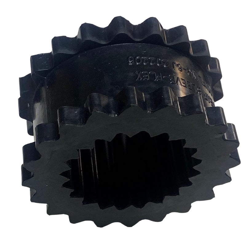 Zpcia 6JE Coupling Sleeve Elastomer for S-Flex Sure Flex Gear Sleeve Solid Design, 3.75'' OD, 1.875'' Elastomer Length, 450 in-LB Torque, 6000 RPM - Image 1